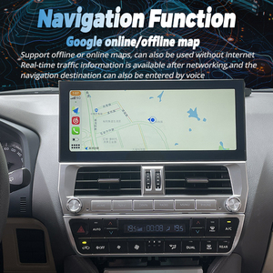 360 Carplay 12,3 "Android 13 8GB + 256GB REPRODUCTOR DE DVD para coche GPS WIFI <span class=keywords><strong>Bluetooth</strong></span> <span class=keywords><strong>Radio</strong></span> para Toyota Land Cruiser Prado 150 2018 - 2020 - Product Image 3