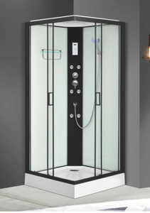 Salle de douche à vapeur de grande taille luxueuse, verre de 5 mm d'épaisseur avec cadre en aluminium, style coulissant, commande par panneau informatique - Product Image 3