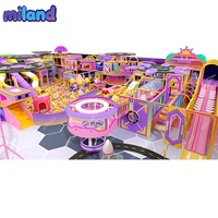 Fabricant de solutions complètes : Équipement de jeux intérieur pour enfants, thème macaron, centre de jeux souple, aire de jeux intérieure à vendre
