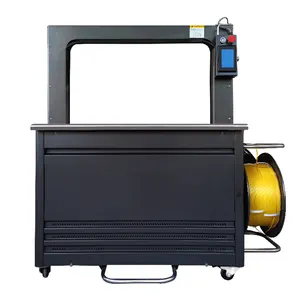 Máquina de bandas de cinta ancha, 5mm, caja de herramientas de sellado térmico, flejado automático eléctrico de cartón