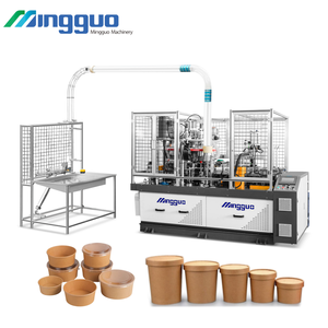 Machine pliante de bol en papier au <span class=keywords><strong>meilleur</strong></span> prix pour les petites entreprises avec PLC et composants de noyau de moteur - Product Image 1