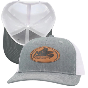Gorra Trucker Personalizada al por Mayor de Alta Calidad con 5 o 6 Paneles, Parche de Cuero Liso con Logotipo, Malla y Cierre a Presión, Gorras Deportivas de Algodón, Gorras Trucker para Hombre - Product Image 2