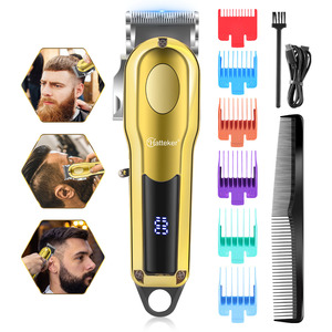 Hatteker - Juego de Herramientas de Peluquería Eléctricas, Kit de Cortapelos Inalámbricos Recargables para Hombre - Product Image 2