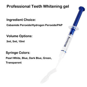 Kit di sbiancamento dei denti di lusso per la casa professionale sbiancamento dentale 5 LED <span class=keywords><strong>rosso</strong></span> e blu luce dei denti Kit di sbiancamento Logo privato - Product Image 4