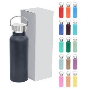 Bouteille isotherme en acier inoxydable, grande bouteille d'eau à large ouverture, double paroi sous vide pour boissons chaudes et froides, gobelet - Product Image 2