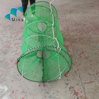 Trampas para Lingüido de Acuicultura, Nueva Zelanda, 80*150, Jaula para Cangrejos, Trampa para Langostas/Jaula para Peces con Resorte, 70*140cm, Jaula Resistente de Alambre de Acero Inoxidable para Bacalao