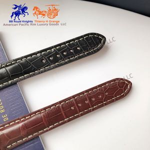 Men's Silver Stainless Steel Dress Watches with Display and Leather Straps Breitlinges - Product Image 4