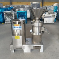 Moulin colloïdal commercial pour cacahuètes, fèves de cacao, arachides, mini moulin pour faire du beurre d'amande, du beurre de chili, de la confiture, du beurre de noisettes