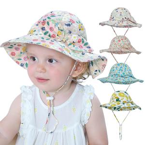 Sombrero de Sol para bebé, sombreros de playa de verano, protección solar, ala ancha para bebé, sombrero de Sol para niño pequeño - Product Image 1