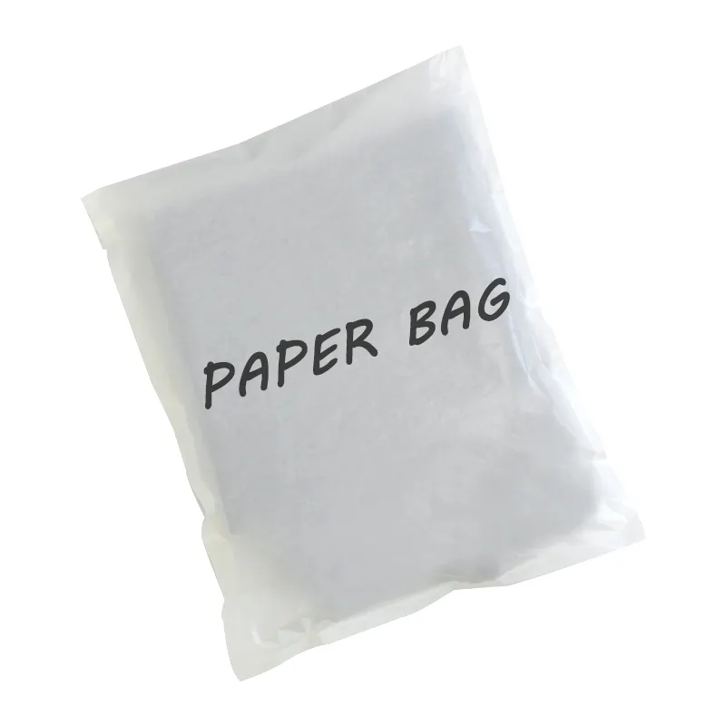 Eco Vriendelijke 100% Recycle 40GSM Composteerbaar Kledingstuk Kleding Pergamijn Mailer Tas Met Adhesive Strip