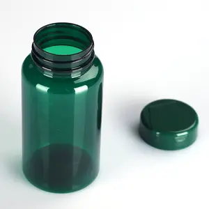 低价120cc 150cc空塑料聚酯丸胶囊保健维生素绿色塑料瓶