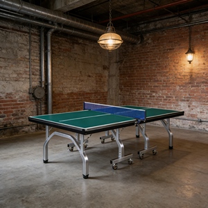 Mesa de <span class=keywords><strong>Ping</strong></span> Pong para Exteriores Resistente a la Oxidación, Venta al por Mayor de Fábrica, Mesa de Tenis de Mesa para Patio Trasero de Resort, Resistente a la Intemperie y a la Decoloración - Product Image 2
