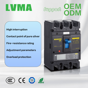 25ka koruma cihazı ile özelleştirilmiş MCCB LMM3Z-63A 125A 320320a 400A 630A 3/4 Ploes kalıplı kasa devre kesiciler - Product Image 6