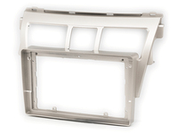 Kit d'installation de panneau de garniture de tableau de bord pour autoradio 9 pouces, adaptateur de réaménagement d'autoradio compatible avec Toyota Vios Yaris Sedan Belta