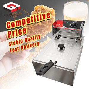 <span class=keywords><strong>Friteuse</strong></span> électrique double panier en acier inoxydable <span class=keywords><strong>220V</strong></span>, nouvelle, équipement de cuisine professionnel pour hôtels - Product Image 5