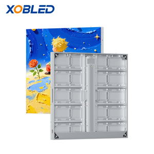 Armoire d'affichage LED P10 4K extérieure IP66 résistante aux intempéries avec profil en aluminium pour la décoration des aéroports et des gares ferroviaires - Product Image 1