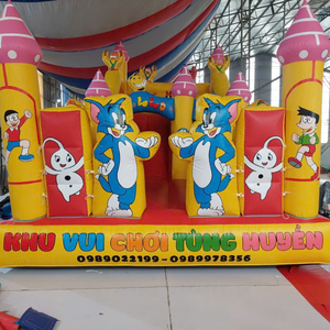 Château gonflable Tom Cat 4m x 8m, application de jeu Vietnamienne, matériau PVC, installation facile, idéal pour parcs d'attractions - Product Image 2