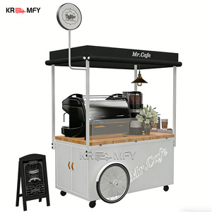 Chariots de vente ambulante électriques mobiles en fibre de verre pour la vente de glaces et de sucettes glacées dans les hôtels, les boulangeries et les magasins d'alimentation - Product Image 6