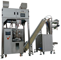 Machine d'emballage automatique à grande vitesse pour sachets de thé pyramidaux, film d'emballage de qualité alimentaire