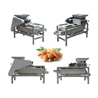 Machine à décortiquer les noix à faible taux de casse, machine à peler les amandes, décortiqueuse de noix, casse-noix et machine de séparation pour amandes