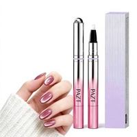 Pena Nail Art PAZT Plastik 7-in-1 Cat-Eye dengan Gel Polish & Base Coat untuk Kuku Tangan dan Kuku Kaki