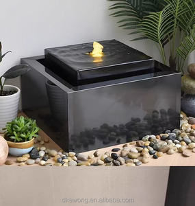 Fuente Circular Grande para Exteriores H166, Moderna, con Iluminación LED, para Hoteles, Plazas y Paisajismo - Product Image 5