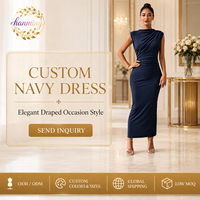 Robes longues moulantes froncées pour femmes, sans manches, légères, décontractées d'été, élégantes, fendues, pour cocktail ou invitée de mariage
