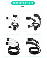 Nouveau câble de chargeur EV Stellar V1-T2T2-16A1P 7KW 16A monophasé Mode 3 Type 2 Type 2 Contacts en alliage de cuivre Norme européenne CE