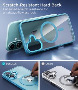 16E per <span class=keywords><strong>iPhone</strong></span> 16 Pro Max custodia trasparente paraurti Ultra forte magnetico 15 Pro <span class=keywords><strong>14</strong></span> 13 12 lente in metallo antiurto retro <span class=keywords><strong>Cover</strong></span> trasparente - Product Image 5