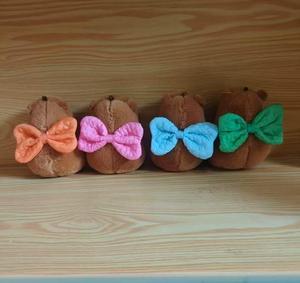 Gantungan Kunci Rajutan Capibara Buatan Tangan, Mainan Hewan Rajutan Lucu untuk Hadiah Ulang Tahun, Gantungan Kunci Boneka Capibara - Product Image 4