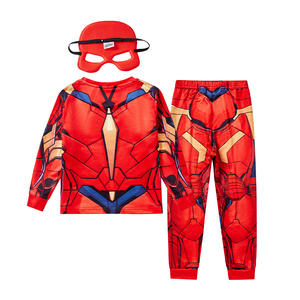 Conjunto de Pijama de Manga Larga de <span class=keywords><strong>Iron</strong></span> <span class=keywords><strong>Man</strong></span> para Niños Pequeños, en Existencia, para Ocasiones Temáticas - Product Image 5