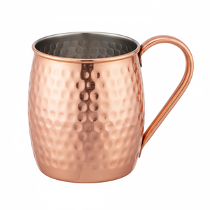 Adulto beneficios de salud taza de cobre martillado de cobre taza dentro exterior de plata cobre acabados - Product Image 1