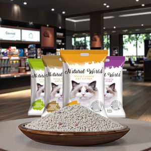 Precio bajo Más higiene Perfectamente Kedi Kumu Arena para gatos Basada en arcilla de bentonita Gránulo Arena para gatos - Product Image 1