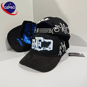 QZFSO Custom Sports New Unstructured Retro Era 5 Panel Hats Gorras 3d Embroidery Rhinestone Unisex Baseball Cap For Men - Product Image 1