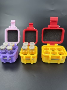 กล่องพลาสติก PETG ขนาด 3-10 มล. สำหรับบรรจุผงแห้งแช่แข็ง ขวดซิลิน กล่องเก็บของ บรรจุภัณฑ์ ขวดวัคซีน กล่องเปปไทด์แบบกำหนดเองได้ - Product Image 4