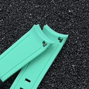 Per Omega X Swatch per Speedmaster Moon-Swatch <span class=keywords><strong>Planet</strong></span> Cinturino a Sgancio Rapido da 20mm in Silicone Curvo Regolabile in Gomma - Product Image 4