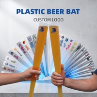 Verre à cocktail en plastique style batte de baseball, grande taille, qualité alimentaire, personnalisable avec LOGO, promotionnel, 24oz