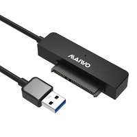 Câble MAIWO K104A SATA vers USB 3.0 Adaptateur de disque dur 2,5 pouces Outil UASP Convertisseur SSD externe sans outil pour ordinateur portable