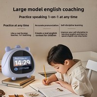 Réveil intelligent IA avec enregistrement personnalisé du son d'alarme, réveil pour enfants pour la gestion du temps