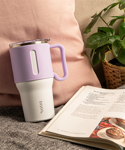 แก้วมัคสแตนเลสสตีลผนังสองชั้นพร้อมฝาปิดและที่กรองสำหรับเครื่องดื่มเพื่อความเพลิดเพลินในการเดินทาง - Product Image 4