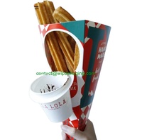 Papier biodégradable bâton de gaufre plateau boîte