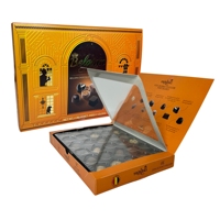 Boîte cadeau personnalisée en gros pour desserts, en éponge imperméable et écologique, pour chocolats et macarons, qualité alimentaire, avec logo personnalisé