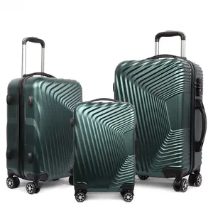 Factory Custom Designer Maleta Famous Brands Travel Bags Hand Plastic Suitcase Luggage Sets On Wheels