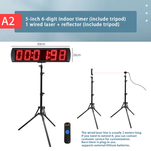 YIZHI LED pour entraînement de course sur piste et sur le terrain Minuterie radar sans fil pour sprints <span class=keywords><strong>Moto</strong></span> Patinage Minuterie laser filaire - Product Image 4