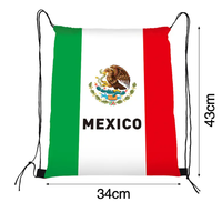 Sac à cordon portable d'extérieur avec drapeau du Brésil, prix de gros, sac à dos de sport et de gym, sac de voyage et de yoga pour hommes et femmes