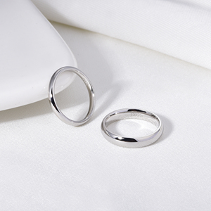 <span class=keywords><strong>Bague</strong></span> en argent sterling 925, alliance de <span class=keywords><strong>mariage</strong></span>, largeur disponible 2 mm et 3 mm, taille US 2-12, bijoux en gros, bagues empilables pour femmes - Product Image 2