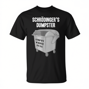 Camiseta Schrodinger's Dumpster, divertida camiseta con diseño de paradoja física, ropa informal para hombre - Product Image 2