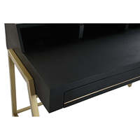 BUREAU EN MÉTAL MANGO 119x70x93.5 NOIR