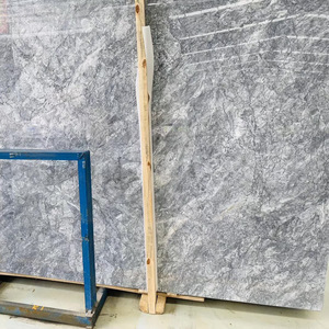Dalles de marbre naturel poli bleu-gris Emacy sur mesure pour revêtements de sol de luxe, murs décoratifs intérieurs et comptoirs de villas - Product Image 3