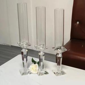 3 Pcs Crystal <strong>Glass</strong> <strong>Candle</strong> <strong>Holder</strong> Crystal Candelabra Tabletop Centerpieces Wedding Decoration Home Party Decor <strong>Candle</strong> <strong>Holder</strong> - Product Image 4